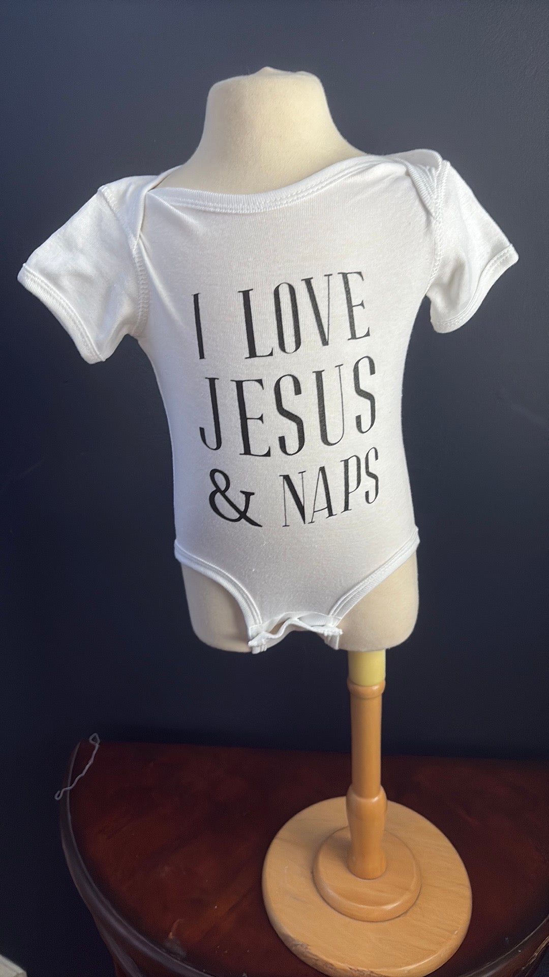 I love Jesus and Naps onsies