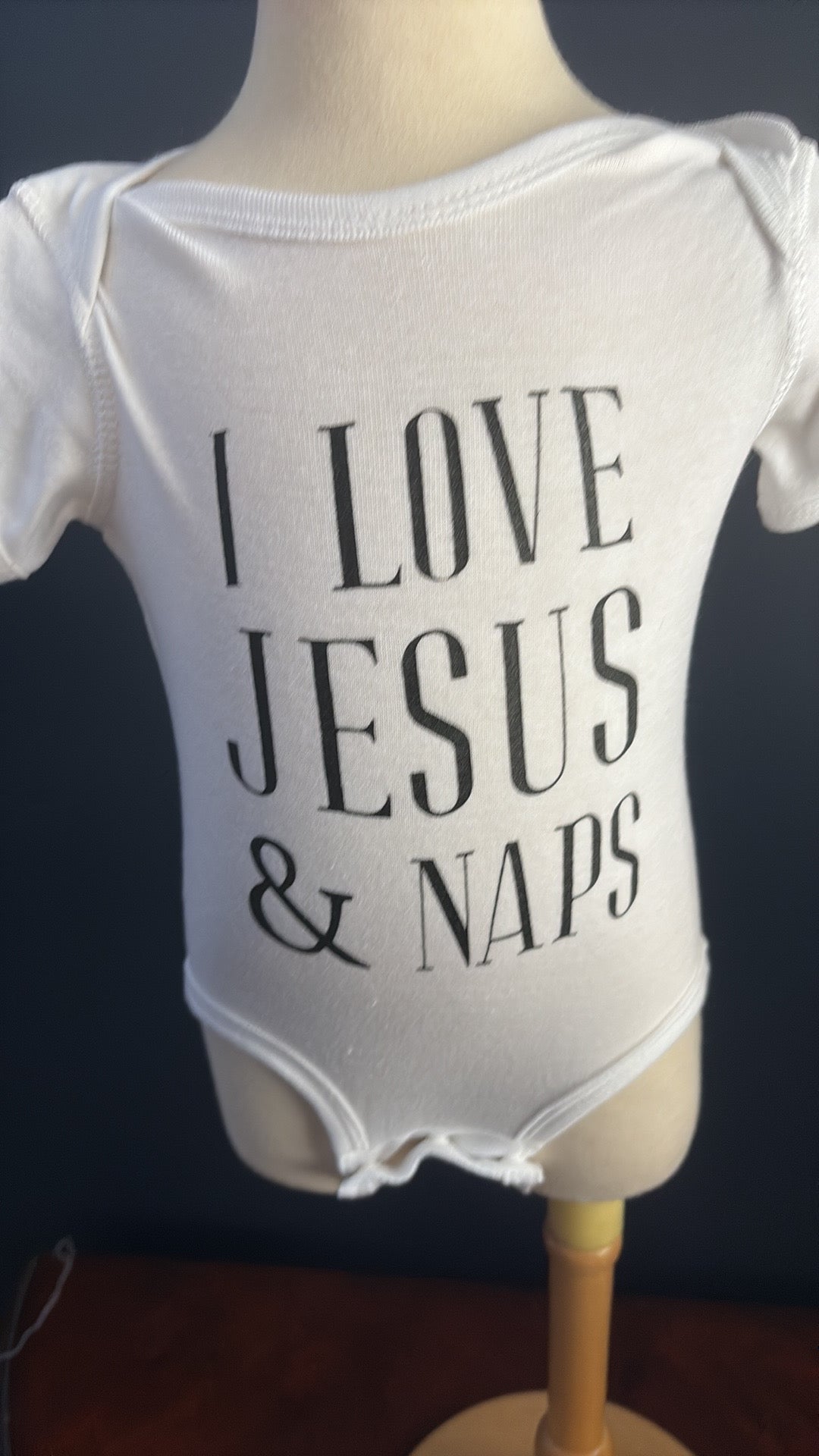 I love Jesus and Naps onsies